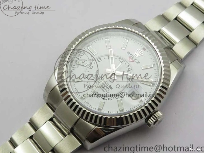 MiroTime 0503 Sky-Dweller 326934 SS Noob 1:1 Best Edition White Dial on SS Bracelet Asian 23J to TechFriendly 2880